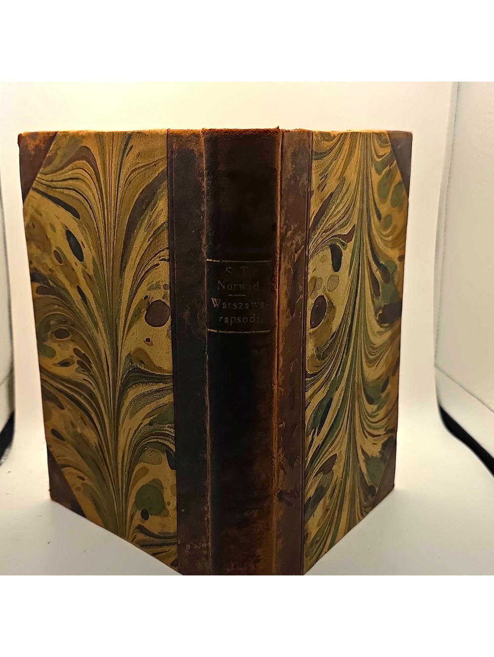 Stefan Tadeusz Norwid Warszawarapsodi Hardcover Martins Forlag København 1946